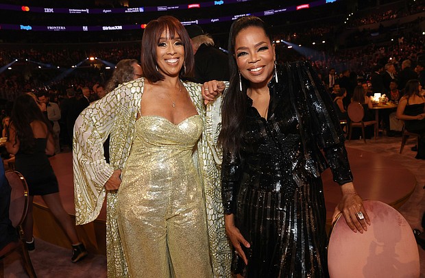 Gayle King and Oprah Winfrey at the Grammy Awards in February.
Mandatory Credit:	Monica Schipper/Getty Images via C