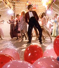 Kevin Bacon announced to a gym full of students from Utah’s Payson High School, where his iconic movie “Footloose” was filmed, that he will be making an appearance at the school’s final prom.
Mandatory Credit:	CBS/Getty Images via CNN Newsource