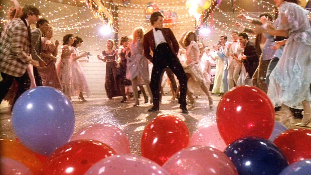Kevin Bacon announced to a gym full of students from Utah’s Payson High School, where his iconic movie “Footloose” was filmed, that he will be making an appearance at the school’s final prom.
Mandatory Credit:	CBS/Getty Images via CNN Newsource