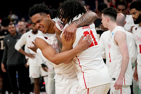 The No. 1 seeded Houston Cougars survived an overtime upset scare in the men’s March Madness after the No. 9 …