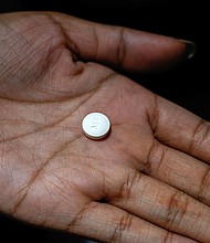 Self-managed abortions using mifepristone, one of the drugs used in a medication abortion, surged in the six months post-Dobbs, according to a new study.
Mandatory Credit:	Evelyn Hockstein/Reuters via CNN Newsource