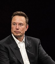 A federal judge on Monday threw out a lawsuit by Elon Musk’s X that had targeted a watchdog group for its critical reports about hate speech on the social media platform.
Mandatory Credit:	Nathan Laine/Bloomberg/Getty Images via CNN Newsource