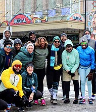 On the 9 Run Crew was established by a group of South side runners, with the mission to make endurance running accessible on the South Side through the
pillars of inclusion, community and equity. PHOTO PROVIDED BY NEISHE RUSSELL.