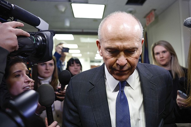 Boeing CEO Dave Calhoun, pictured here in January, is stepping down.
Mandatory Credit:	Anna Moneymaker/Getty Images via CNN Newsource