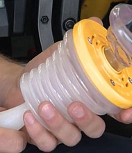 A Garland mother is praising the quick actions of Garland firefighters, who used a LifeVac device to save her choking baby's life. Now the device is even saving lives across the state.
Mandatory Credit:	KTVT via CNN Newsource