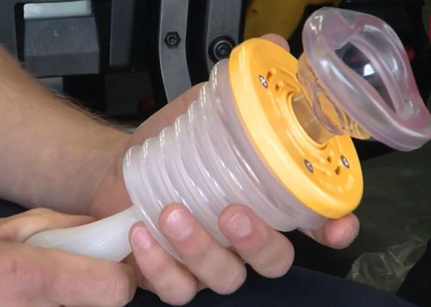 A Garland mother is praising the quick actions of Garland firefighters, who used a LifeVac device to save her choking baby's life. Now the device is even saving lives across the state.
Mandatory Credit:	KTVT via CNN Newsource