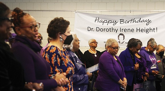The esteemed civil rights leader, Dr. Dorothy Irene Height, a native of Richmond, would have celebrated her 112th birthday on ...
