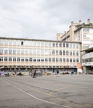 The French high school student that is being sued by the government for falsely accusing her former principal attended the Maurice Ravel high school, pictured here on March 5.
Mandatory Credit:	Lafargue Raphael/ABACA/Shutterstock via CNN Newsource