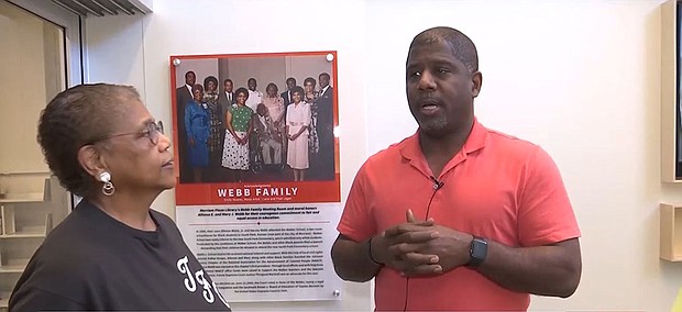 A new library just opened in Johnson County, Missouri and it pays homage to a family that fought to desegregate its schools. The Webb Family room at the Merriam Plaza Library is now the embodiment of the family’s mission.
Mandatory Credit:	KCTV via CNN Newsourc