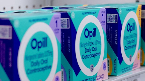 Opill, the first oral contraceptive approved by the US Food and Drug Administration for over-the-counter use, has arrived at most stores in certain retail pharmacy chains such as CVS, Walgreens and Walmart.
Mandatory Credit:	Perrigo Company via CNN Newsource