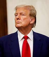 Former President Donald Trump is pictured at his Trump International Golf Club in West Palm Beach, Florida, on March 24.
Mandatory Credit:	Marco Bello/Reuters via CNN Newsource
