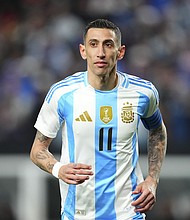 Ángel Di María won the World Cup with Argentina in 2022.
Mandatory Credit	Mitchell LeffGetty Images via CNN Newsource