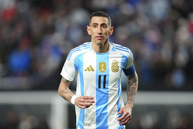 Ángel Di María won the World Cup with Argentina in 2022.
Mandatory Credit	Mitchell LeffGetty Images via CNN Newsource