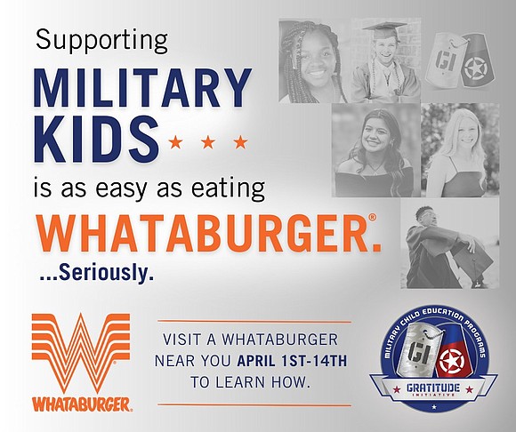 Whataburger, the beloved Texas-based chain, is teaming up with Gratitude Initiative, a non-profit organization dedicated to supporting children of military …