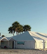 The church is still bringing the Fort Myers Beach community together while still recovering from Hurricane Ian, a year and a half later.
Mandatory Credit:	WBBH via CNN Newsource