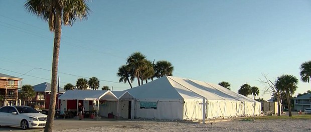 The church is still bringing the Fort Myers Beach community together while still recovering from Hurricane Ian, a year and a half later.
Mandatory Credit:	WBBH via CNN Newsource
