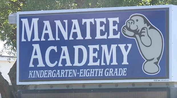 Parents from Manatee Academy K-8 in Port St. Lucie are reacting to the devastating news that a beloved math teacher was killed in a murder-suicide.
Mandatory Credit:	WPTV via CNN Newsource
