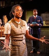 Shawn Sides, Raven Justine Troup, and David Rainey in Alley Theatre’s Alley All New Festival workshop of Thornton Wilder’s The Emporium
.
Photo by Lynn Lane