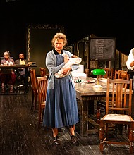 Elizabeth Bunch, Shawn Sides, Shawn Hamilton, Sally Wingert, and David Rainey in Alley Theatre’s Alley All New Festival workshop of Thornton Wilder’s The Emporium
.
Photo by
Lynn Lane