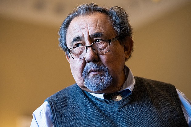 Rep. Raul Grijalva, here 2022, announced on Tuesday, April 2,  that he was diagnosed with cancer.
Mandatory Credit:	Tom Williams/CQ-Roll Call/Getty Images via CNN Newsource