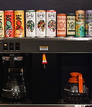 Non-alcoholic beverages pictured at New York's Hekate Cafe and Elixer Lounge.
Mandatory Credit:	Michael M. Santiago/Getty Images via CNN Newsource
Dateline: