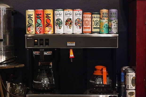Non-alcoholic beverages pictured at New York's Hekate Cafe and Elixer Lounge.
Mandatory Credit:	Michael M. Santiago/Getty Images via CNN Newsource
Dateline: