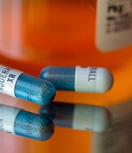 Adderall has been in shortage in the United States since October 2022. Adderall XR capsules are displayed in February 2023.
Mandatory Credit:	Jenny Kane/AP via CNN Newsource