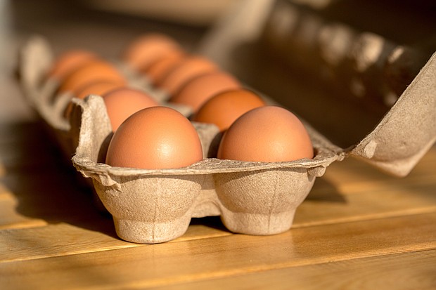 The average price of a dozen Grade A large eggs was $3 in February, according to the latest Consumer Price Index.
Mandatory Credit:	yipengge/iStockphoto/Getty Images via CNN Newsource