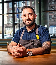 Chef Michael Rafidi of Albi Restaurant in Washington, DC, is a finalist for Outstanding Chef.
Mandatory Credit:	Scott Suchman/The Washington Post/Getty Images via CNN Newsource