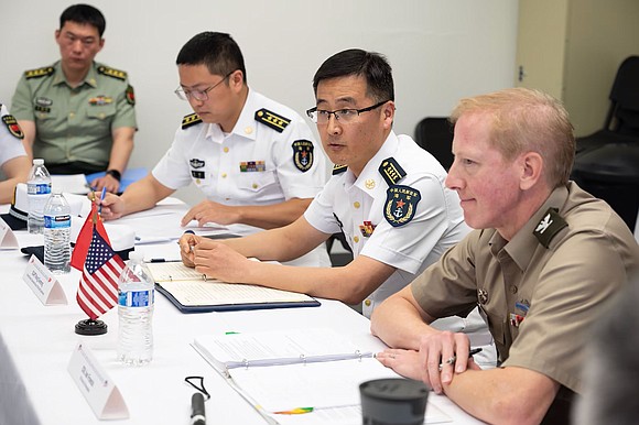 US and Chinese military representatives met in Hawaii this week to discuss the safety of forces in the Pacific, marking …