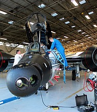 NASA's WB-57 jets will fly within the path of totality on Monday to collect data about the sun during the eclipse.
Mandatory Credit:	Amir Caspi/Courtesy NASA via CNN Newsource
