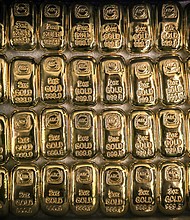 Central banks see gold as a long-term store of value and a safe haven during times of economic and international turmoil.
Mandatory Credit:	David Gray/Bloomberg/Getty Images via CNN Newsource