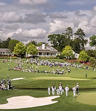 The annual Par Three Contest took place at Augusta National on Wednesday. However the opening round on Thursday was delayed due to weather.
Mandatory Credit:	Petter Arvidson/Bildbyran/Sipa/AP via CNN Newsource