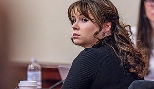 Hannah Gutierrez-Reed, here on March 6, was sentenced by a New Mexico judge to 18 months in prison Monday.
Mandatory Credit:	Luis Sánchez Saturno/Santa Fe New Mexican/Pool/AP via CNN Newsource