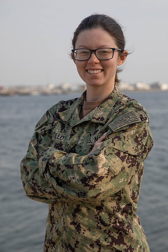 Petty Officer 2nd Class Chelby Castillo, a native of Alvin, Texas, serves the U.S. Navy assigned to Joint Expeditionary Base …