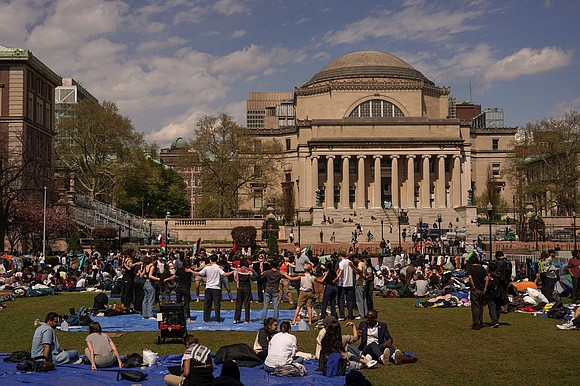 The turmoil at Columbia University ramped up on Monday as simmering tensions on campus halted in-person classes and officials scrambled …