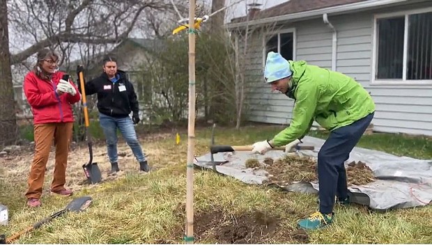 Denver's "Anita Needs a Tree" campaign and Groundwork Denver are working to plant 200 trees throughout Commerce City and Sheridan from April 19 to May 4.
Mandatory Credit:	KCNC via CNN Newsource