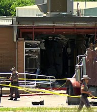A second person has died after a stolen 18-wheeler crashed into a driver’s license office in Brenham, Texas, earlier this month.
Mandatory Credit:	CNN via CNN Newsource