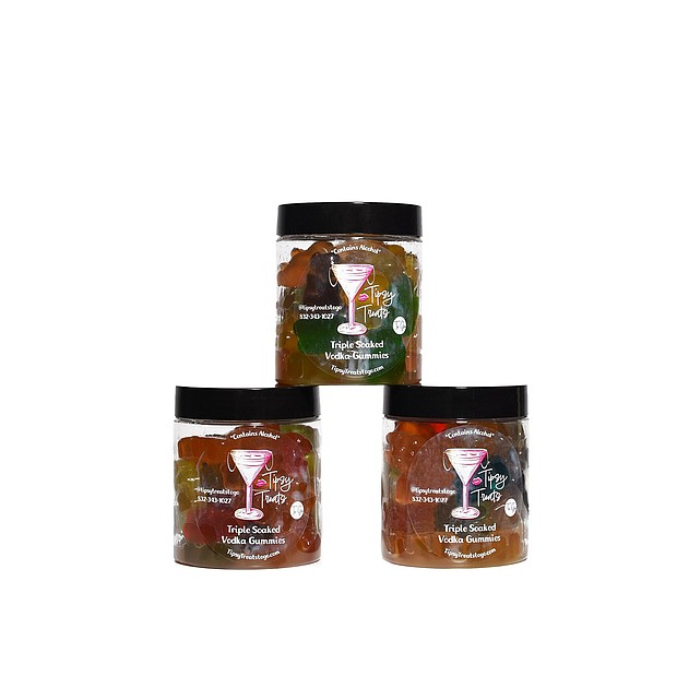 Tipsy Treats Triple Soaked Vodka and Triple Soaked Tequila Gummy Bears are available in the new Houston To-Go Store and online.