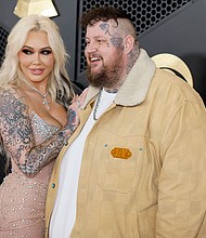 Jelly Roll and Bunnie XO on February 4.
Mandatory Credit:	Allen J. Schaben/Los Angeles Times/Getty Images via CNN Newsource