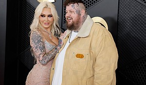 Jelly Roll and Bunnie XO on February 4.
Mandatory Credit:	Allen J. Schaben/Los Angeles Times/Getty Images via CNN Newsource