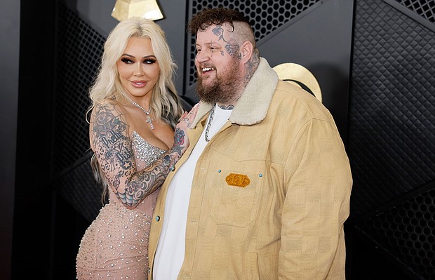 Jelly Roll and Bunnie XO on February 4.
Mandatory Credit:	Allen J. Schaben/Los Angeles Times/Getty Images via CNN Newsource