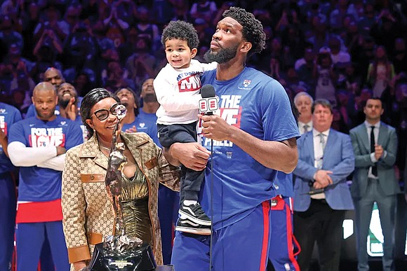 Joel Embiid sports the colors red, white and blue for his NBA team, the Philadelphia 76ers. So it’s fitting he’ll ...