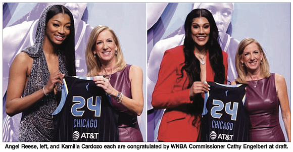 With the third and seventh picks of the WNBA draft, the skies brightened over Chicago.