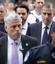 Hunter Biden, seen here on February 28, is demanding that Fox News remove from its platforms sexually explicit images that President Joe Biden’s son says are private.
Mandatory Credit:	Alex Wong/Getty Images via CNN Newsource