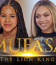 Beyoncé, returning as Queen Nala, and she is joined by her daughter Blue Ivy Carter, as Kiara, the spirited progeny of King Simba and Nala, in Disney's anticipated 'Mufasa: The Lion King'