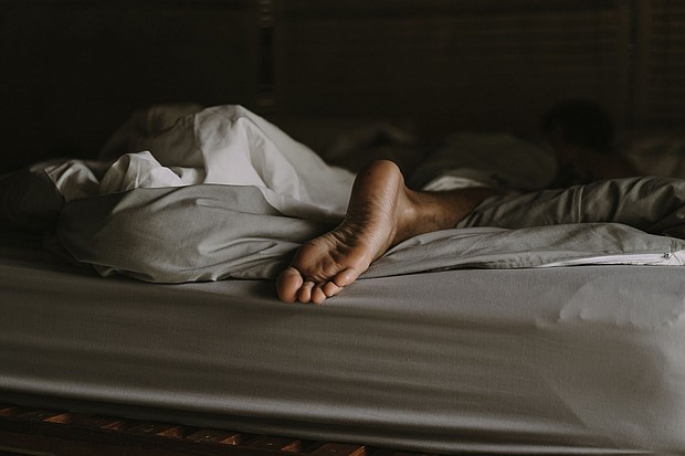 Unless people hurt themselves, sexsomnia is often unknown unless a partner witnesses the actions during the night.
Mandatory Credit:	Yuliya Kirayonak/Cavan Images RF/Getty Images via CNN Newsource