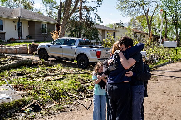 At least four people are dead, including an infant, after a tornado outbreak in Oklahoma overnight, as severe storms threaten …