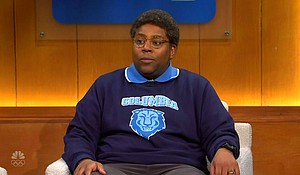 Kenan Thompson is pictured on this week's episode of 'Saturday Night Live' during the cold open.
Mandatory Credit:	NBC via CNN Newsource