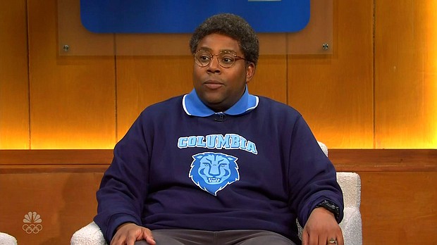 Kenan Thompson is pictured on this week's episode of 'Saturday Night Live' during the cold open.
Mandatory Credit:	NBC via CNN Newsource
